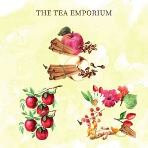 Winter Warmers Gift Set: watercolour illustrations of Winter Spice, Turkish Apple and Cup of Health